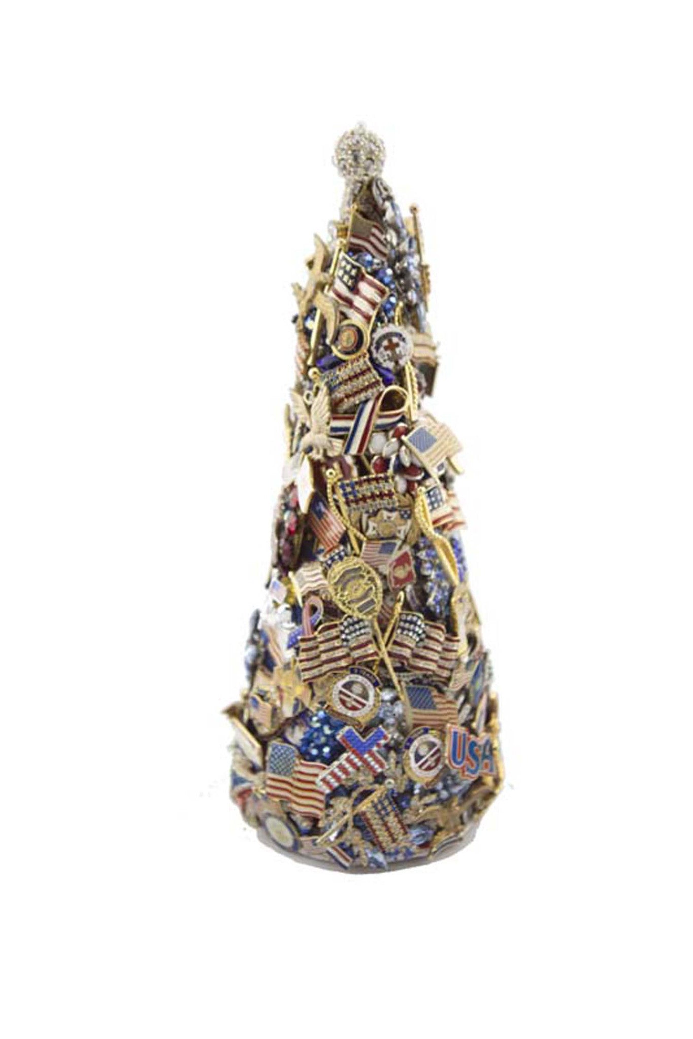 Beyond The Jewel Box-12" Tree/Patriotic