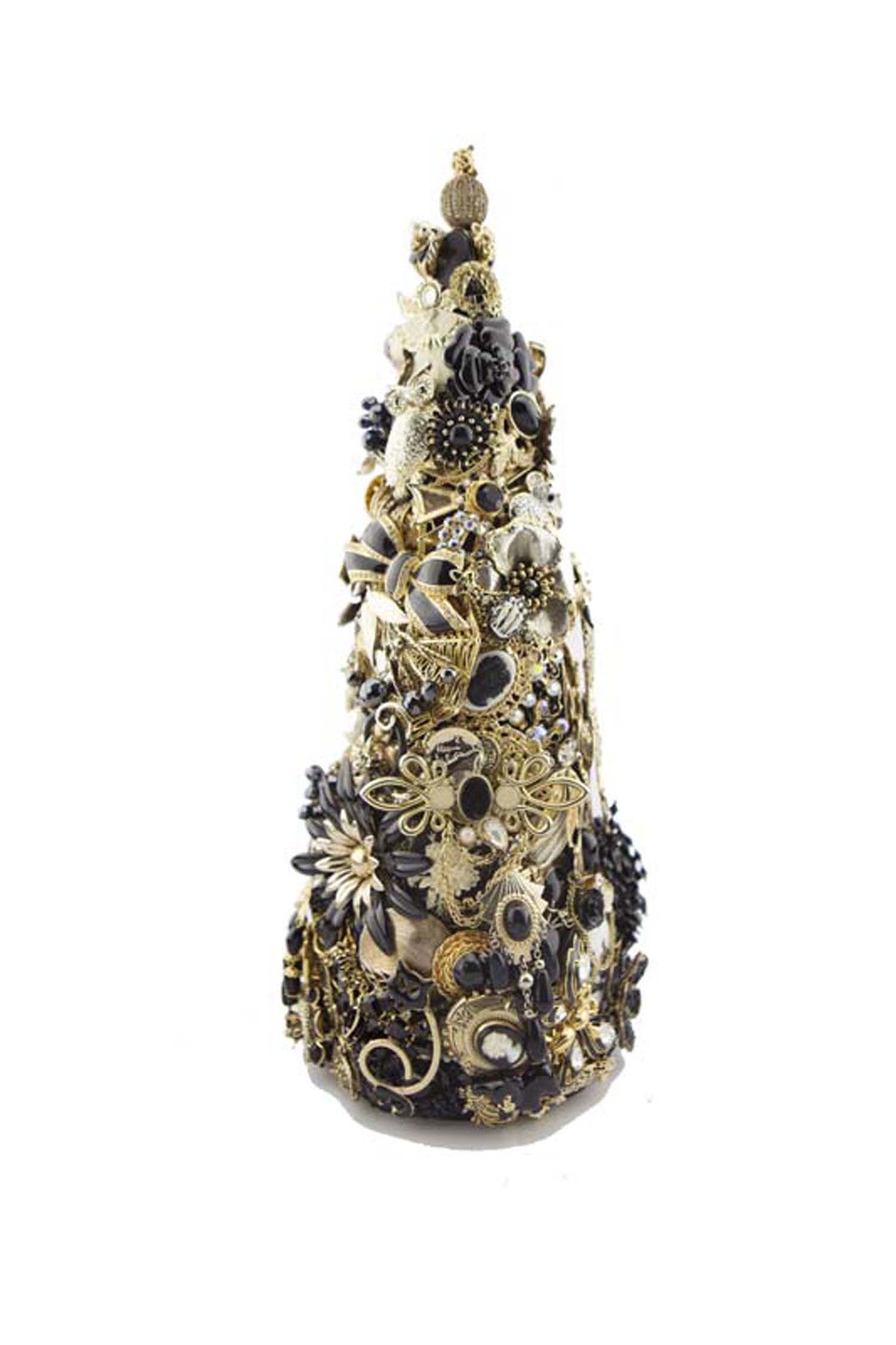Beyond The Jewel Box-15" Tree/Gold & Black