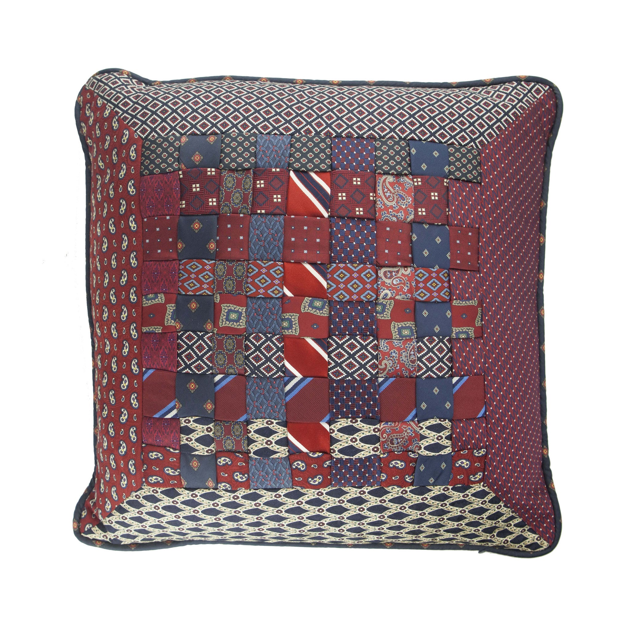 Elegant Interiors-Red/Navy Blue