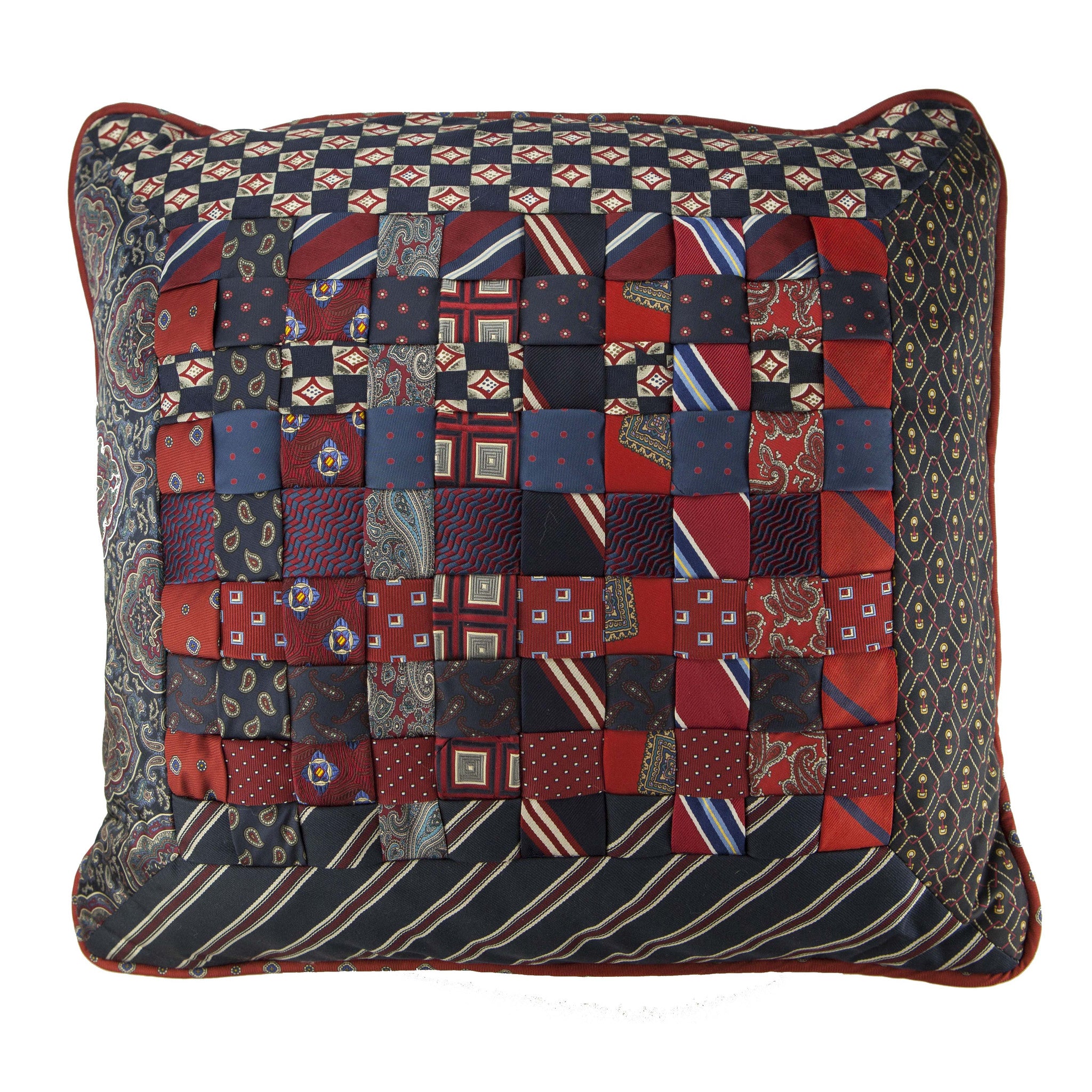 Elegant Interiors-Navy Blue/Red