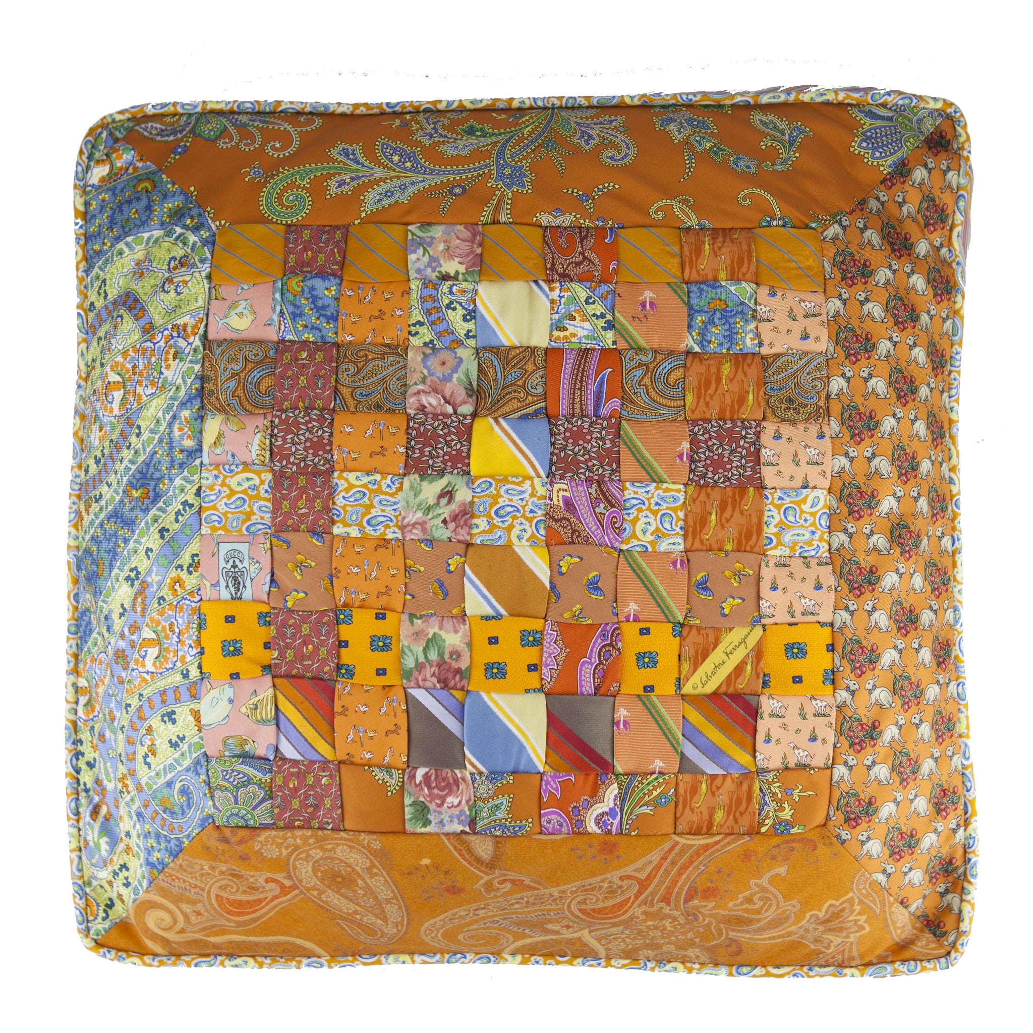 Elegant Interiors-Vibrant Orange/Blue