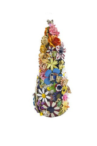 Beyond The Jewel Box-15"Tree/Enamel Flower Tree
