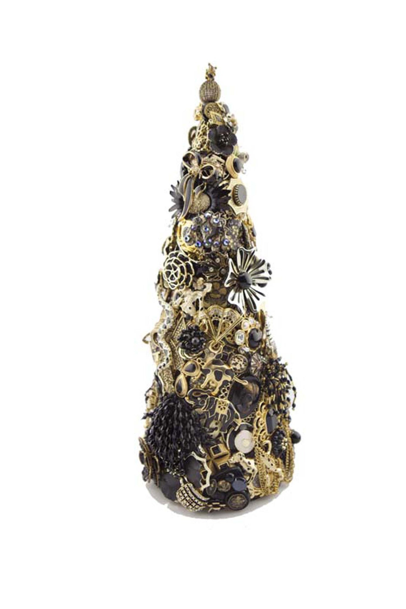 Beyond The Jewel Box-15" Tree/Gold & Black